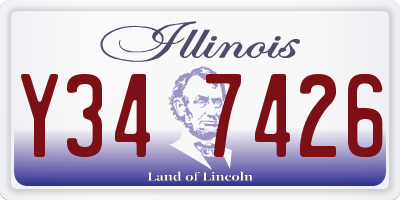 IL license plate Y347426