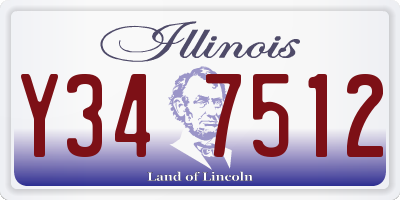 IL license plate Y347512