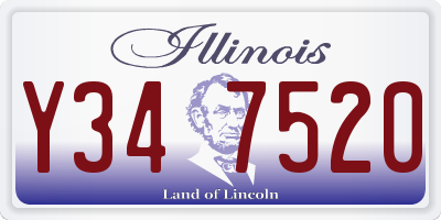 IL license plate Y347520