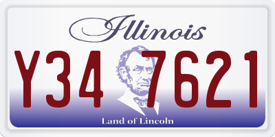 IL license plate Y347621