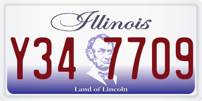 IL license plate Y347709