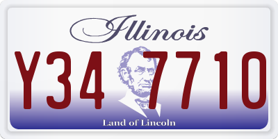 IL license plate Y347710