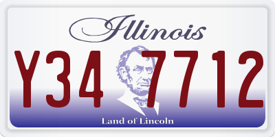 IL license plate Y347712