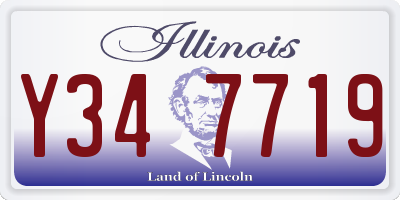 IL license plate Y347719