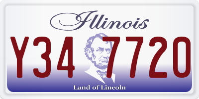 IL license plate Y347720