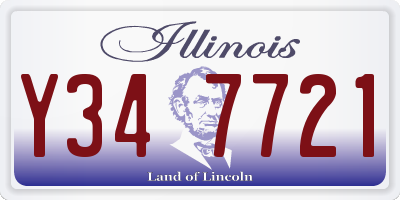 IL license plate Y347721
