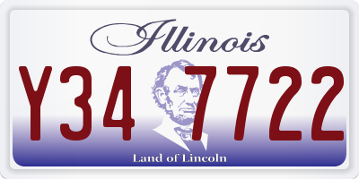 IL license plate Y347722
