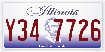 IL license plate Y347726