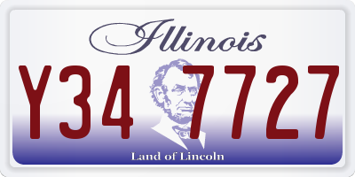 IL license plate Y347727