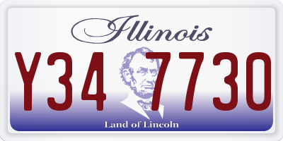 IL license plate Y347730