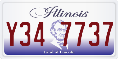 IL license plate Y347737