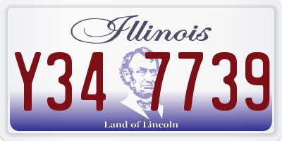 IL license plate Y347739
