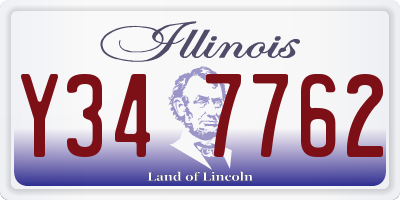IL license plate Y347762