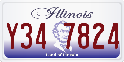 IL license plate Y347824