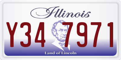IL license plate Y347971