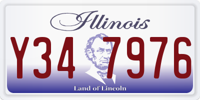 IL license plate Y347976