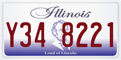 IL license plate Y348221