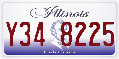 IL license plate Y348225
