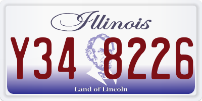 IL license plate Y348226