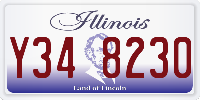 IL license plate Y348230