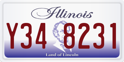 IL license plate Y348231