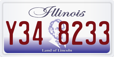 IL license plate Y348233