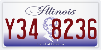 IL license plate Y348236