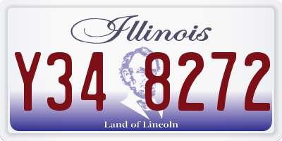 IL license plate Y348272