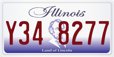IL license plate Y348277