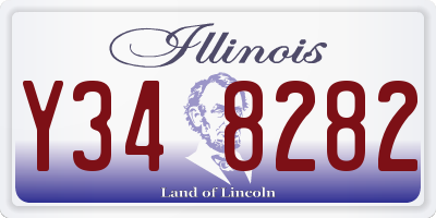 IL license plate Y348282