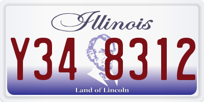 IL license plate Y348312