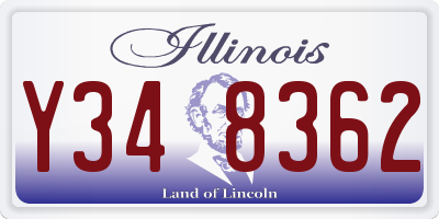 IL license plate Y348362