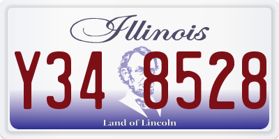 IL license plate Y348528
