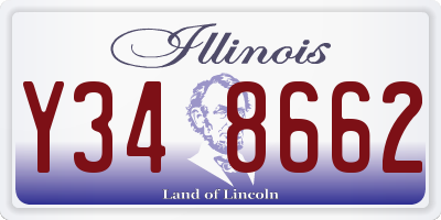 IL license plate Y348662