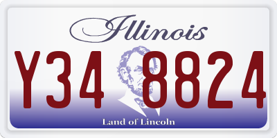 IL license plate Y348824
