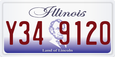 IL license plate Y349120