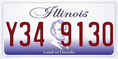 IL license plate Y349130