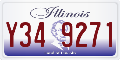 IL license plate Y349271