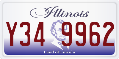 IL license plate Y349962