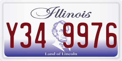 IL license plate Y349976
