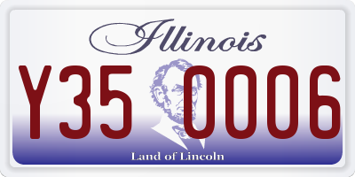 IL license plate Y350006