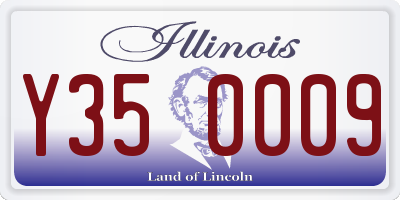 IL license plate Y350009