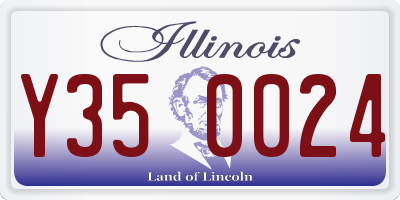 IL license plate Y350024