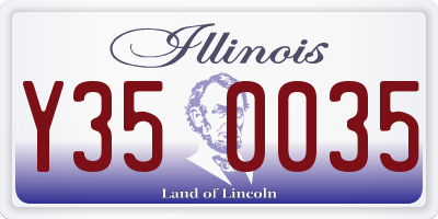 IL license plate Y350035