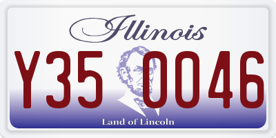 IL license plate Y350046