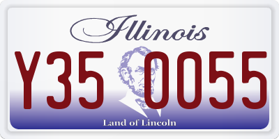 IL license plate Y350055
