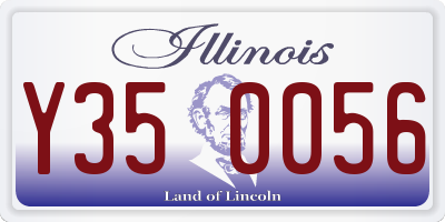 IL license plate Y350056