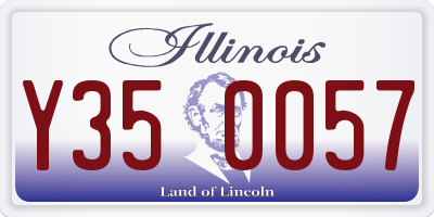 IL license plate Y350057