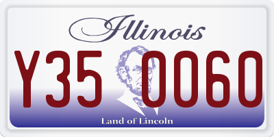 IL license plate Y350060