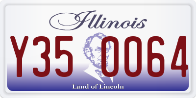 IL license plate Y350064